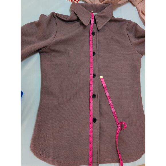 80s womens vtg 14 jr miss dutchmaid jacket reddish darker buttons Ehprata, PA !! - Picture 11 of 14